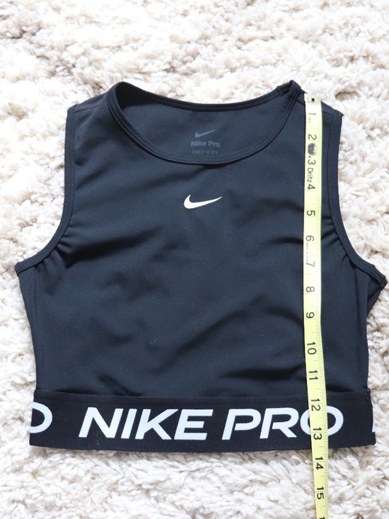 Nike Other - Nike Big Kids Girls Pro Dry-Fit Cropped Tank Top Color Black Size XS